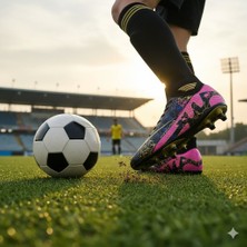 Rungo LALİGA45-46-47 Battal Boy Çoraplı Desenli Halısaha Çimsaha Krampon