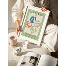 Fuart.Co Matisse Dört Yaprak Açık Yeşil Matisse Sanat Serisi Dijital Baskı Poster (Çerçevesiz) Mtfu