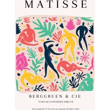 Fuart.Co Matisse Hayatın Dansı Matisse Sanat Serisi Dijital Baskı Poster (Çerçevesiz) Mtfu