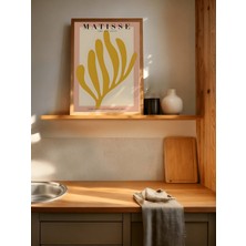 Fuart.Co Matisse Dalları Sarı Matisse Sanat Serisi Dijital Baskı Poster (Çerçevesiz) Mtfu