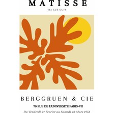 Fuart.Co Matisse Sıcak Ritim Matisse Sanat Serisi Dijital Baskı Poster (Çerçevesiz) Mtfu