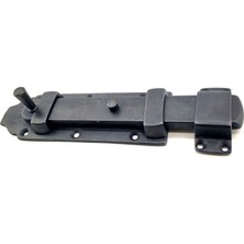 Starseven Antika Tarz Dekoratif Pirinç Yassı Kapı Sürgüsü - 55X215 Mm, Oksit