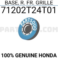 Maher FAR ALT PLASTIĞI CIVIC 2022 Sonrası Siyah Sağ (Oem NO:71202T24T01)