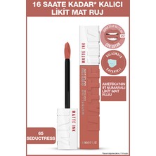 Luua Maybelline New York Super Stay Matte Ink Unnude Likit Mat Ruj - 65 Seductress - Nude 5 ml