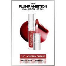Luua L'oreal Paris L'oréal Paris Plump Ambition Hyaluron Lip Oil Besleyici ve Nemlendirici Dudak Parlatıcısı - 390 Cher