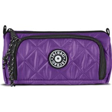 Jacbag Prime Xl Soft-Çift Bölmeli  Kapitone Kalemkutu