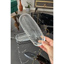 Gülümseten Avm 2 Li Kayık Sunum Tabağı | Ikili Balık Sırtı Tabak | Oval Servis Tabağı (19 Cm) - Beyaz- Tek Ebat