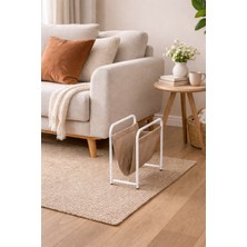 Todek Home Terra Dekoratif Metal Dergilik Gazetelik - Deri Detaylı Modern Ofis Salon Düzenleyici