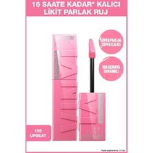 Luua Maybelline New York Super Stay Vinyl Ink Uzun Süre Kalıcı Likit Parlak Ruj 155 Upbeat