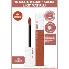 Luua Maybelline New York Super Stay Matte Ink Likit Mat Ruj - 500 Insider