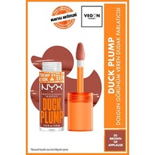 Luua Nyx Professional Makeup Duck Plump Dolgun Görünüm Veren Dudak Parlatıcısı - 05 Brown Of Applause