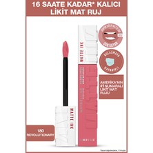 Luua Maybelline New York Super Stay Matte Ink Likit Mat Ruj - 180 Revolutionary - Pembe