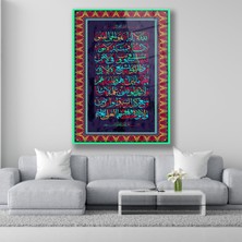 Dekorica Ayet-El Kürsi Cam Tablo