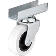 Flamex 323 - 50X20 mm Gri Uzun U Tablalı Teker 4 Adet