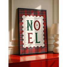 Fuart.Co Noel Yazılı Djital Baskı Yeni Yıl Noel Temalı Poster (Çerçevesiz) Nofu