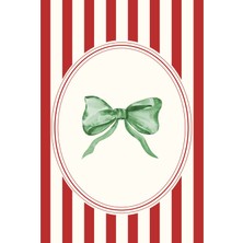 Fuart.Co Noel Kurdelası Djital Baskı Noel Temalı Poster (Çerçevesiz) Nofu