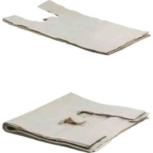 Yağmur Ambalaj Granül Beyaz Kalın Poşet Küçük 1kg