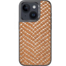 Magicool Venco Iphone 15 Viper Kapak - Kahverengi