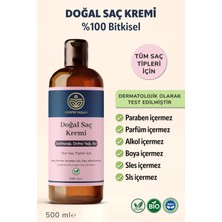 Apayrı Yaşam Doğal Saç Kremi 500 ml Paraben İçermez Vegan Tüm Saç Tipleri İçin Besleyici ve Onarıcı