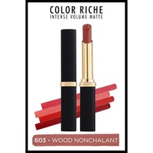 Luua L'oreal Paris Color Riche Intense Volume Matte Ruj - 603 Wood Nonchalant