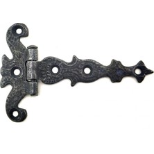 Karahanbey Antika Tarz Dekoratif Pirinç Kuyruklu Menteşe - 63X100 Mm, Oksit