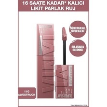 Luua Maybelline New York Super Stay Vinyl Ink Uzun Süre Kalıcı Likit Parlak Ruj 110 Awestruck