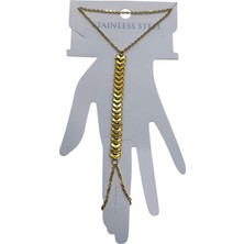 TRY Altın Renk Kılçık Çelik Şahmeran - 3513