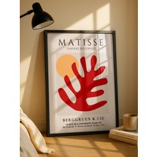 Fuart.Co Matisse Kızıl Gün Matisse Sanat Serisi Dijital Baskı Poster (Çerçevesiz) Mtfu