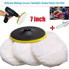 Zhltools Matkap Ucuna Takılabilir Otomobil Pasta Cila Seti