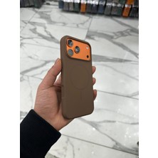 Bilişim Akademi iPhone 17 Pro Max Uyumlu Lansman Kılıf Düz Renk Leke Tutmaz  Kılıf Silikon Kadife Yumuşak - Çöl