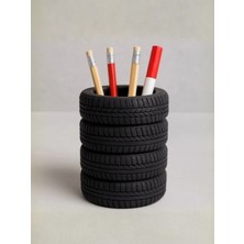 LTG Nova Lounge Lastik Şeklinde Kalemlik – Siyah Dekoratif Organizer