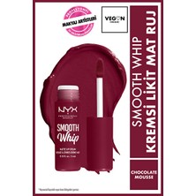 Luua Nyx Professional Makeup Smooth Whip Kremsi Likit Mat Ruj - Chocolate Mousse