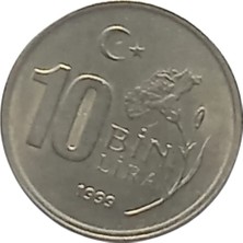 Yediotuz Digital Pazarlama 1998 10 Bin Türk Lirası Koleksiyon Para.  Koleksiyon Başlangıç Setleri.  Antika Darpane Hobi .