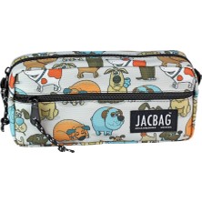 Jacbag Dual Zip-Iki Fermuarlı Kalemkutusu