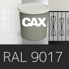 CAXCOLORS Cax 1 Litre Siyah  Metal Boyası - Hızlı Kuruyan Pas Önleyici Parlak Boya - Tüm Metal Yüzeyler Için