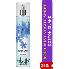 Body Mist Pamuk Adası Kadın Parfüm Vücut Spreyi 250 ml Ferah Kalıcı Koku Estetik Güzellik Hediye