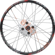 Monero Cg Serisi Arka Jant Komple (1.20X19) (Telli) (Siyah Jant, Gri Göbek, Krom Tel)