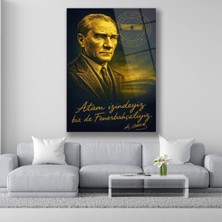 Dekorica Atatürk Fenerbahçe Cam Tablo
