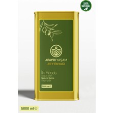 Apayrı Yaşam Çiğ Tüketime Uygun Erken Hasat Soğuk Sıkım Naturel Sızma Zeytinyağı 5 Litre