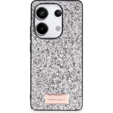 Magicool Onegif Xiaomi Redmi Note 13 Pro 4g Bright Simli Kapak - Gümüş