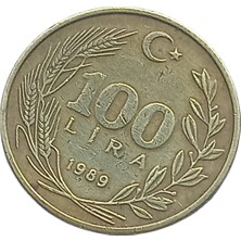Yediotuz Digital Pazarlama 1989 Cumhuriyet Dönemi 100 Türk Lirası Koleksiyon Madeni Para Eski Koleksiyon Para