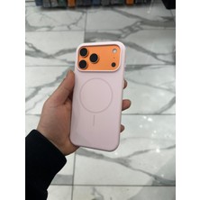 Bilişim Akademi iPhone 17 Pro Max Uyumlu Lansman Kılıf Düz Renk Leke Tutmaz  Kılıf Silikon Kadife Yumuşak - Pembe