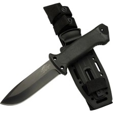 Tiger Tactical Htm 3321 A Siyah / Survival 27CM - Kauçuk Sap, Kılıflı, Kutulu