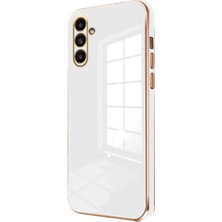 Magicool Samsung Galaxy A55 5g Kılıf Volet Silikon - Beyaz