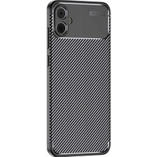 Magicool Samsung Galaxy A05 Kılıf Auto Focus Karbon Kapak - Siyah