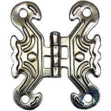 Dekoratif Sac Menteşe - Küçük, Nikel, 1 Adet