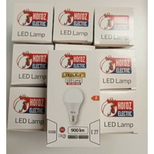Horoz EKOLA-9W Beyaz LED Ampul  10 Lu Paket