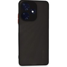 Magicool Infinix Hot 30 4g Kılıf Montreal Silikon Kapak - Siyah