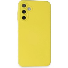 Magicool Samsung Galaxy A15 4g Kılıf Nano Içi Kadife Silikon - Sarı
