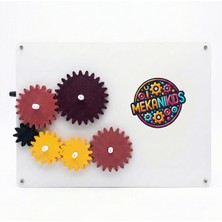 Mekanikids Mekanik Dişli Sistemi - Stem Oyuncağı - Eğitici Motorlu Hareketli Dişli Seti